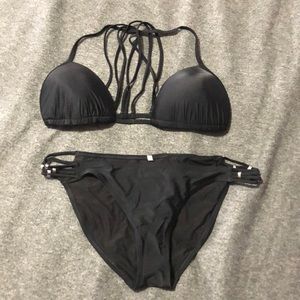 Strappy Black Bikini